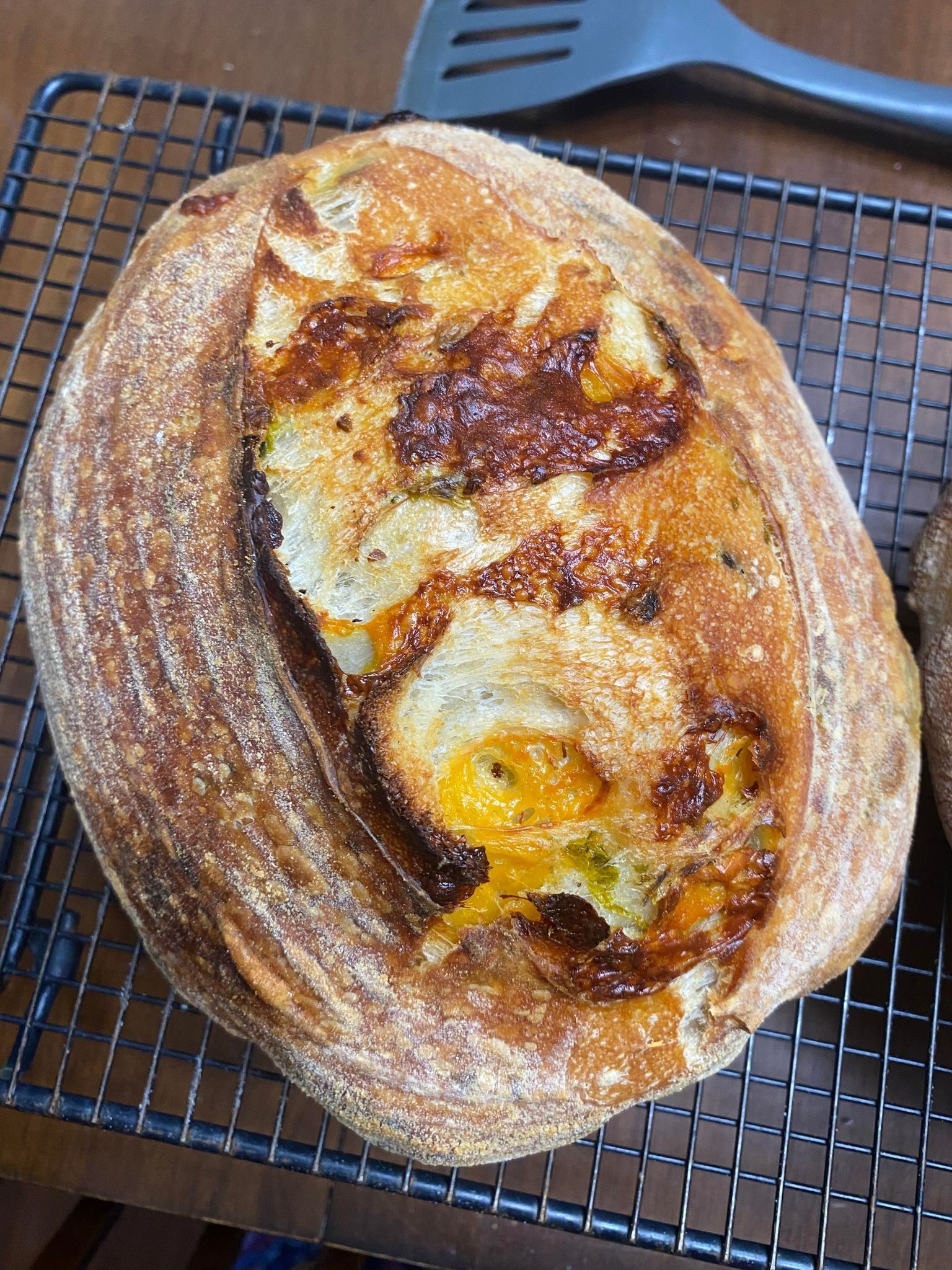 My Table of Three Jalapeno Cheddar Sourdough