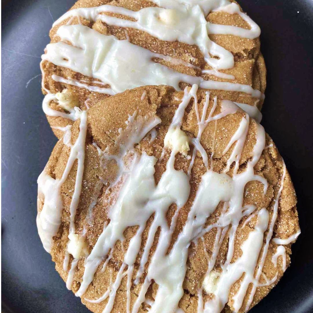 White Chocolate Snickerdoodle Cookies