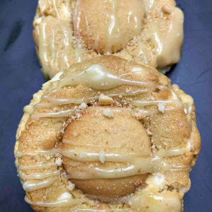 Banana Pudding Cookie by My Table of Three Bakery.
